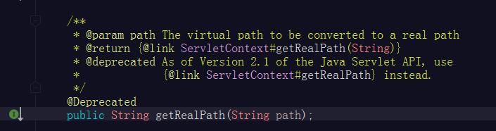 HttpServletRequest#getRealPath